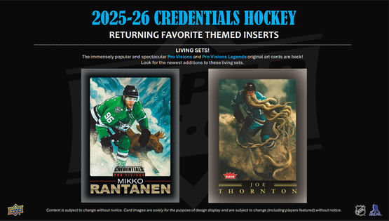 2025-26 Upper Deck Credentials Hockey Hobby Box