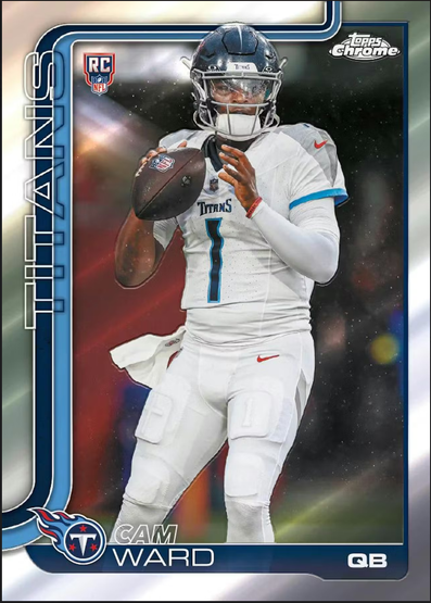 2025 Topps Chrome NFL Football Blaster Box