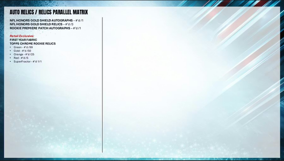 2025 Topps Chrome NFL Football Blaster Box