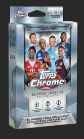 2025-26 Topps Chrome UEFA Club Competitions Hanger Box