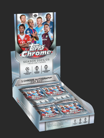 2025-26 Topps Chrome UEFA Club Competitions Hobby Box