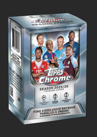 2025-26 Topps Chrome UEFA Club Competitions Blaster Box