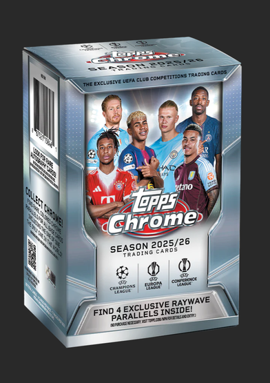 2025-26 Topps Chrome UEFA Club Competitions Blaster Box