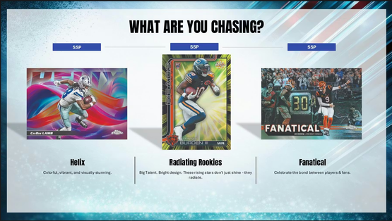 2025 Topps Chrome NFL Football Mega Box