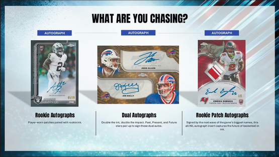 2025 Topps Chrome NFL Football Mega Box