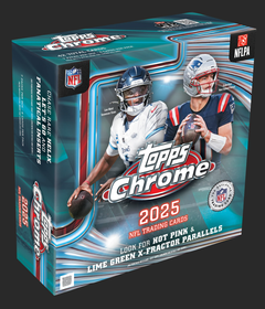 2025 Topps Chrome NFL Football Mega Box