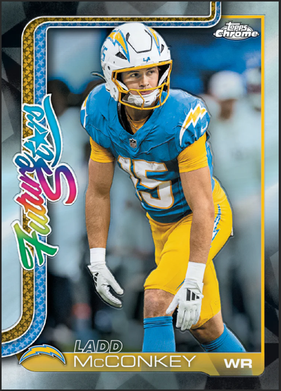 2025 Topps Chrome NFL Football Mega Box