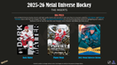 2025-26 Upper Deck Skybox Metal Universe Hockey Blaster Box