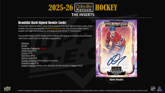 2025-26 Upper Deck O-Pee-Chee Platinum Hockey Hobby Box