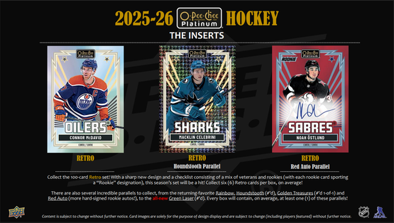 2025-26 Upper Deck O-Pee-Chee Platinum Hockey Hobby Box