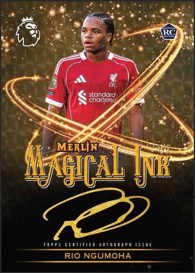 2025-26 Topps Merlin Premier League Soccer Hobby Box
