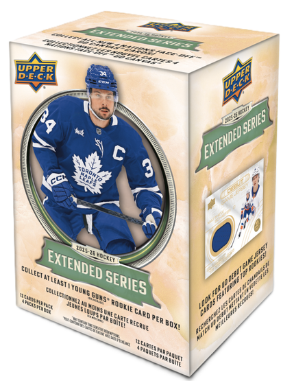 2025-26 Upper Deck Extended Series Hockey Blaster Box