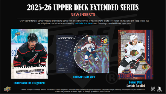 2025-26 Upper Deck Extended Series Hockey Blaster Box
