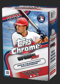 2025 Topps Chrome Update Series Baseball Blaster Box