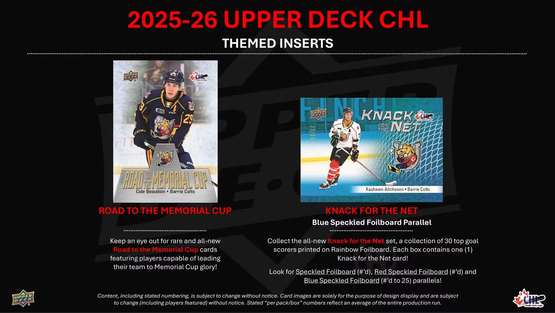 2025-26 Upper Deck CHL Hockey Hobby Box