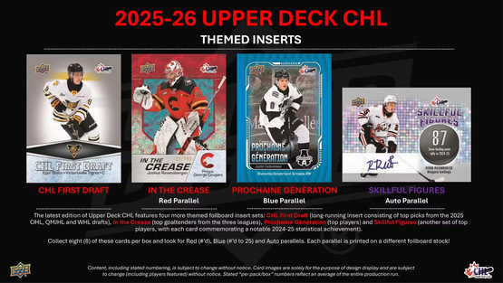 2025-26 Upper Deck CHL Hockey Hobby Box