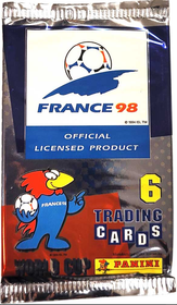 1998 Panini FIFA World Cup France '98 Trading Card, loose pack 1 pcs