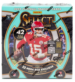 2025 Panini Select Football Mega Box (Pink Prizm Shock Parallels)
