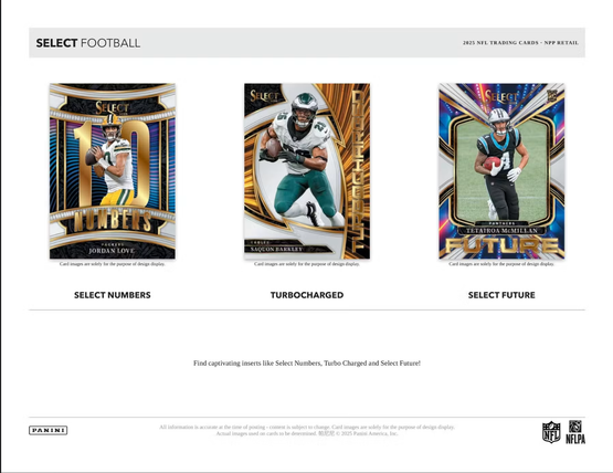 2025 Panini Select Football Mega Box (Pink Prizm Shock Parallels)