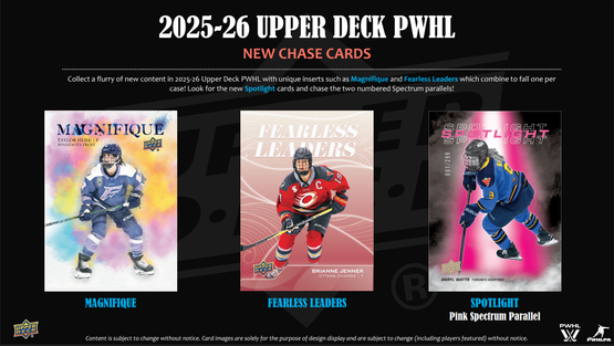2025-26 Upper Deck PWHL Hockey Hobby Box