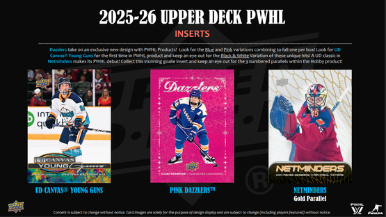 2025-26 Upper Deck PWHL Hockey Hobby Box