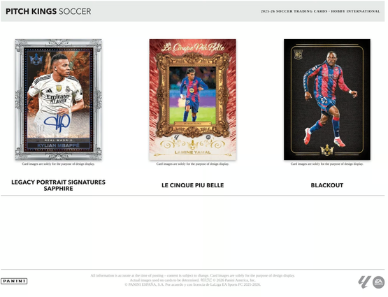 2025-26 Panini Pitch Kings La Liga Soccer Hobby International Box