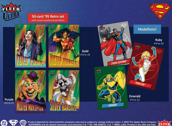 2025 Upper Deck Fleer Ultra Superman Hobby Box