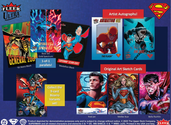 2025 Upper Deck Fleer Ultra Superman Hobby Box
