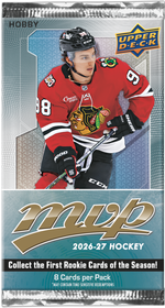 2026-27 Upper Deck MVP Hockey Hobby, loose pack 1pcs