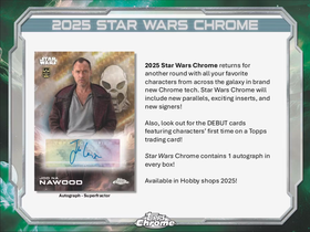 2025 Topps Star Wars Chrome Hobby Delight Box