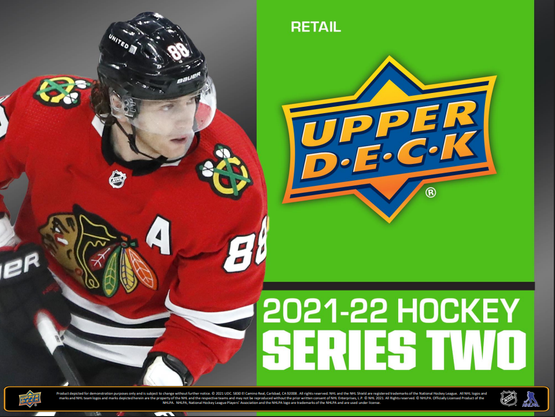 2021-22 Upper Deck Series 2 Hockey Blaster Box