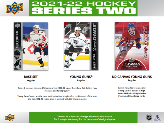 2021-22 Upper Deck Series 2 Hockey Blaster Box