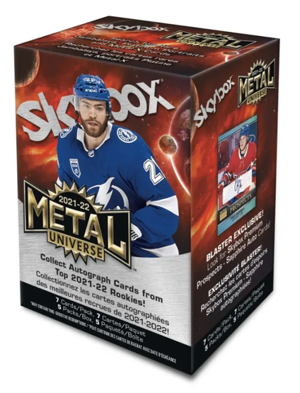 2021-22 Upper Deck Skybox Metal Universe Hockey Blaster Box