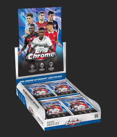 2022-23 Topps UEFA Club Competitions Chrome Soccer Hobby Box