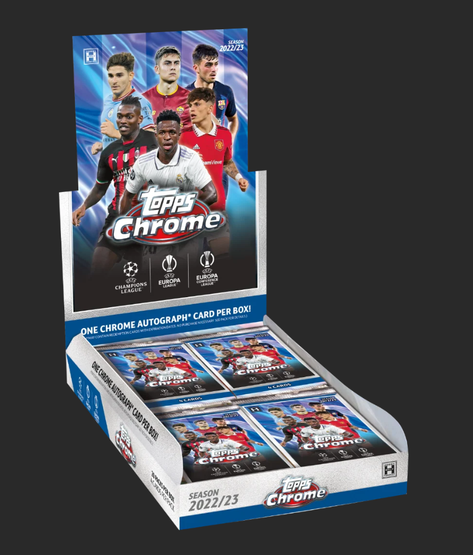 2022-23 Topps UEFA Club Competitions Chrome Soccer Hobby Box