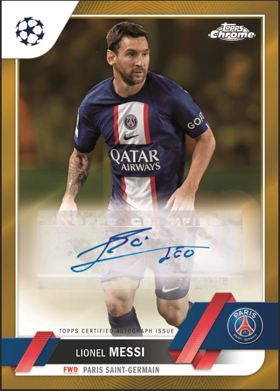 2022-23 Topps UEFA Club Competitions Chrome Soccer Hobby Box