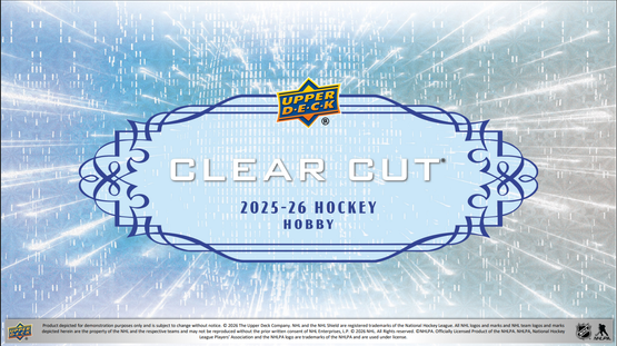 2025-26 Upper Deck Clear Cut Hockey Hobby Box