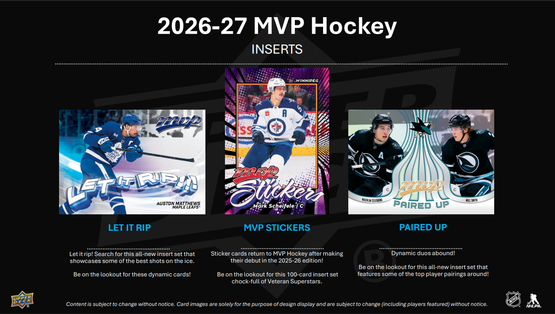 2026-27 Upper Deck MVP Hockey Blaster Box