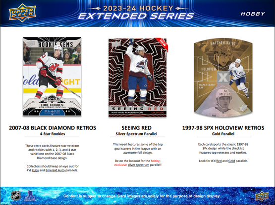 2023-24 Upper Deck Extended Series Hockey Hobby Box