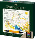  Taiteilijatussi Faber-Castell Pitt Artist Pen 2-päinen 10 värin sarja