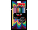 Kuitukynäsarja Stabilo Pen 68 Arty 12 väriä