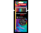 Akvarellikynäsarja Stabilo Aquacolor Arty 12 väriä