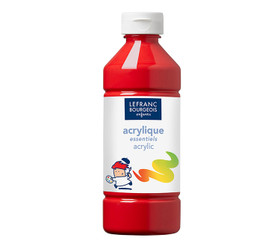 Akryyliväri 500ml punainen