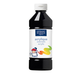 Akryyliväri 500ml musta