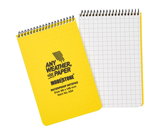 Kierrelehtiö Modestone 96x148 mm 100 sivua keltainen 5 kpl/pkt