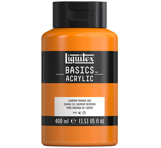 Akryyliväri LX 400ml oranssin punainen