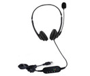 Kuulokkeet mikrofonilla NF-100DUSB headset USB-liitäntä