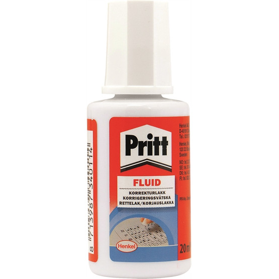 Korjauslakka Pritt blanco fluid 20ml  10 kpl/pkt