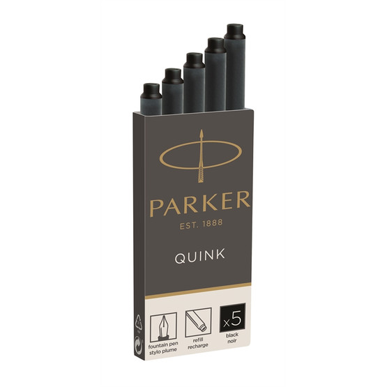 Mustepatruuna Parker Quink musta 15 kpl/pkt