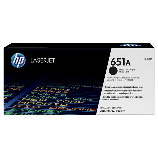 Laserväri HP CE340A - HP 651A musta